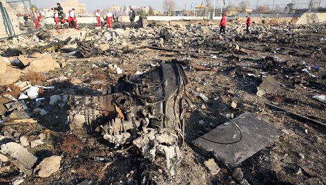 Irane sudužo Ukrainai priklausantis keleivinis lėktuvas &bdquo;Boeing 737&ldquo;