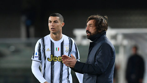 Cristiano Ronaldo ir Andrea Pirlo