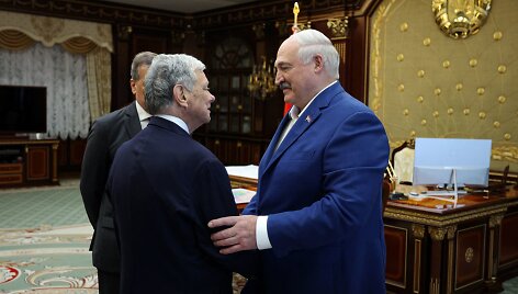Johnas Coale'as ir Aliaksandras Luka&scaron;enka