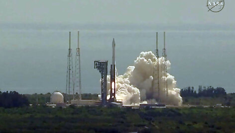 Raketos &bdquo;Atlas&ldquo; su &bdquo;Cygnus&ldquo; tipo laivu &bdquo;S.S. John Glenn&ldquo; startas