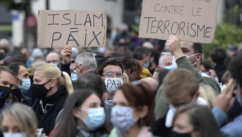 Prancūzijos musulmonų protestas