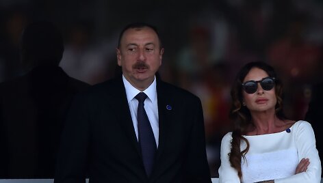 Ilhamas Aliyevas ir Mehriban Aliyeva