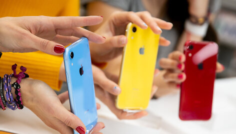 Lietuvoje pristatytas naujasis iPhone XR telefonas