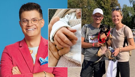 Oskaras Wyganowski su &scaron;eima