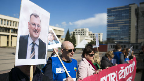 Lietuvos profesinių sąjungų konfederacijos protestas 