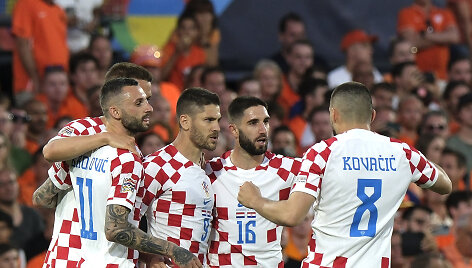 Kroatijos rinktinė nugalėjo Nyderlandus