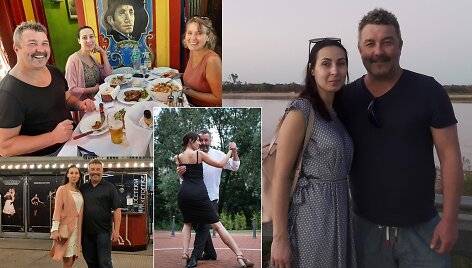 Eduaro &Scaron;lekys Gimenez ir Monika Parniauskaitė