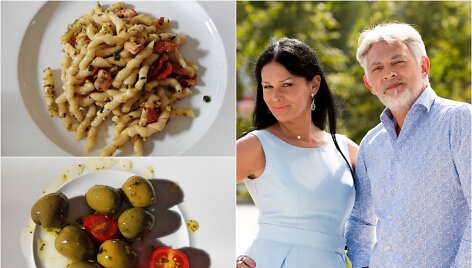 Jurga ir Paulius Jurkevičiai ir jų ruo&scaron;ti patiekalai