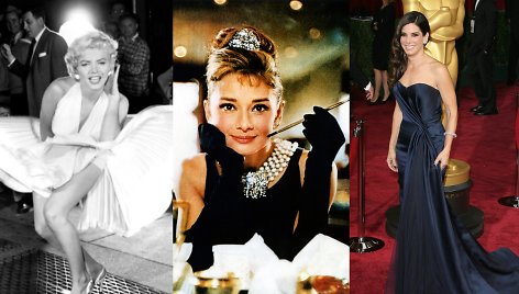 Marilyn Monroe, Audrey Hepburn, Sandra Bullock