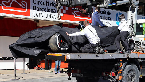 Fernando Alonso formulė po avarijos