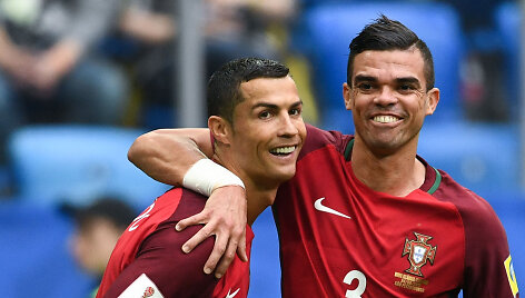 Cristiano Ronaldo ir Pepe