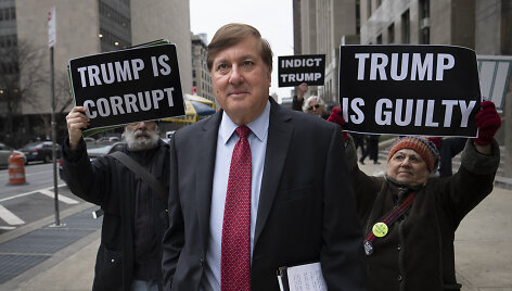 Advokatas Nicholas Gravante, atstovaujantis buvusiam "Trump Organization" finansų direktoriui Allenui Weisselbergui
