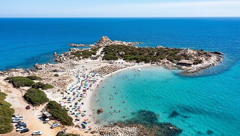 Punta Molentis paplūdimys, Sardinija