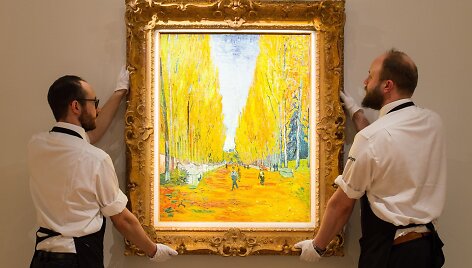 Vincento van Gogho paveikslas &bdquo;Les Alyscamps&ldquo;