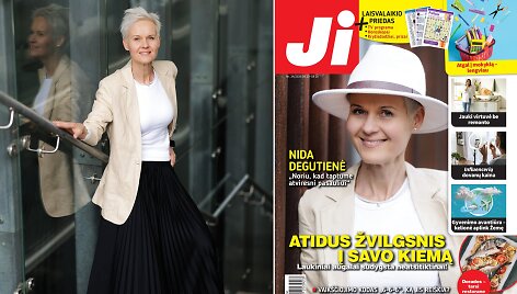 Nida Degutienė / žurnalo &bdquo;Ji&ldquo; Nr. 34 vir&scaron;elis