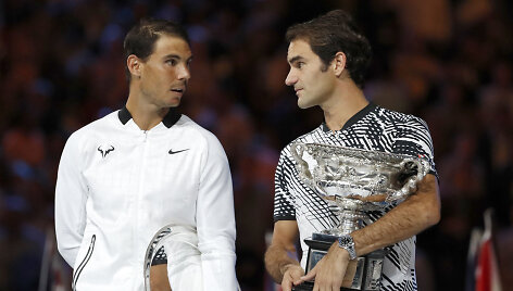 Rogeris Federeris nugalėjo Rafaelį Nadalį ir tapo &bdquo;Australian Open&ldquo; čempionu