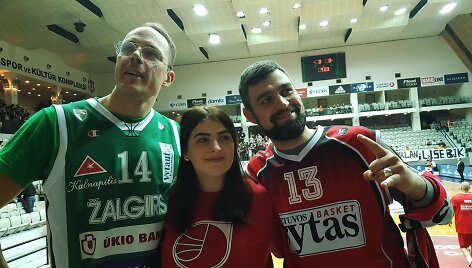 Kauno &bdquo;Žalgirio&ldquo; ir Vilniaus &bdquo;Lietuvos ryto&ldquo; aistruoliai