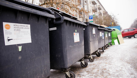 Šiukšlių konteineriai Vilniuje