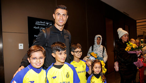 Cristiano Ronaldo atvyko į Saudo Arabiją