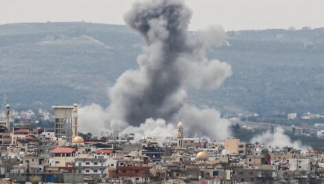 Izraelio smūgis Libane / KAWNAT HAJU / AFP
