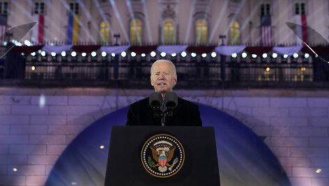 Joe Bideno kalba Var&scaron;uvoje