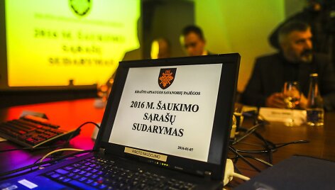 2016 metų &scaron;aukimo į privalomąją karo tarnybą sąra&scaron;ų sudarymo procedūra