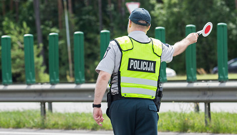 Kelių policijos reidas, nukreiptas prieš greičio mėgėjus