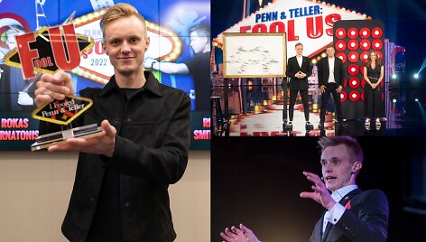 Rokas Bernatonis laimėjo JAV magijos &scaron;ou &bdquo;Fool us&ldquo;