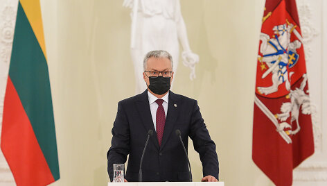 Prezidento G.Nausėdos spaudos konferencija
