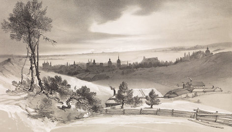 Leon Jean-Baptiste Sabatier, Barthélemy Lauvergne Vilniaus panorama, 1840