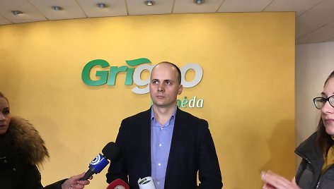 „Grigeo Klaipėda“ vadovo Tomo Eikino spaudos konferencija