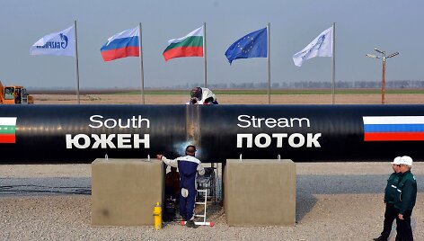&bdquo;South Stream&ldquo; (&bdquo;Pietų srauto&ldquo;) dujotiekis
