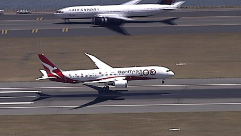 „Qantas“ lėktuvas „Boeing 787-9 Dreamliner“