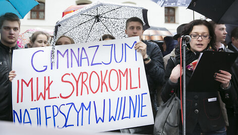 V.Sirokomlės mokyklos bendruomenės akcija