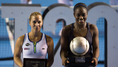 Dominika Cibulkova ir Sloane Stephens