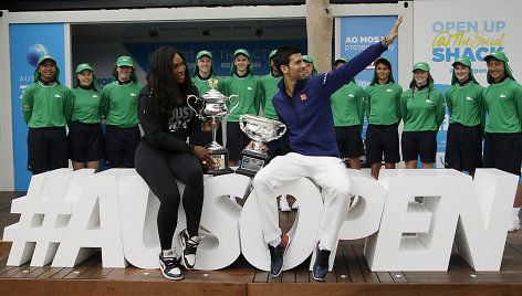 Novakas Džokovičius ir Serena Williams