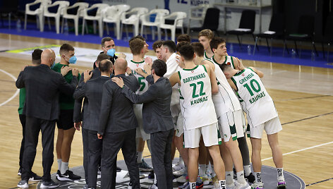 Kauno &bdquo;Žalgirio&ldquo; jaunimo (U18) komanda Stambule.
