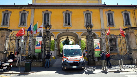 Skandalo centre atsidūrę prestižiniai slaugos namai Milane &bdquo;Pio Albergo Trivulzio&ldquo;