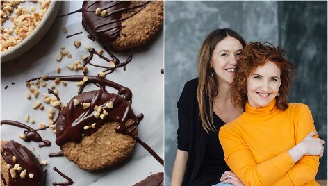 Tinklara&scaron;tininkės Rūta ir Asta bei avižiniai &bdquo;Hobnobs&ldquo; sausainiai