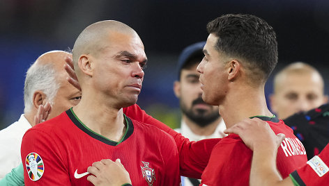 Pepe ir Cristiano Ronaldo