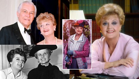 Angela Lansbury su vyru Peteriu Shaw ir mama Moyna MacGill