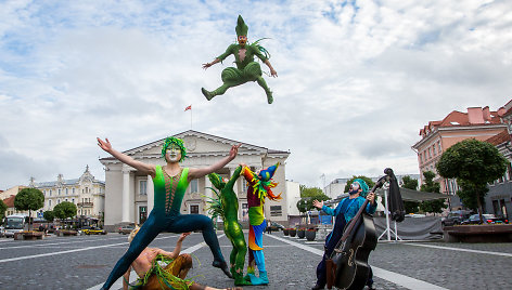 „Cirque du Soleil“ pasirodymas Vilniaus centre