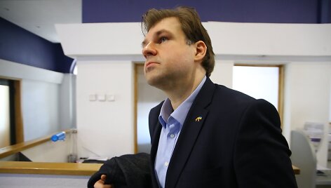 Kristijonas Barto&scaron;evičius Panevėžio apygardos teisme / Tomo Markelevičiaus nuotr.