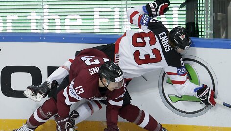 Pasaulio ledo ritulio čempionatas: Latvija &ndash; Kanada