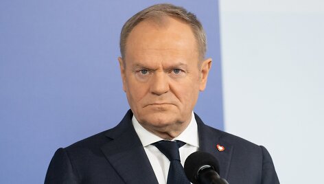 Lenkijos ministras pirmininkas Donaldas Tuskas