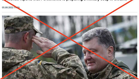 Prancūzijos žurnalistai nerašė, kad Petro Porošenka planuoja karinį perversmą