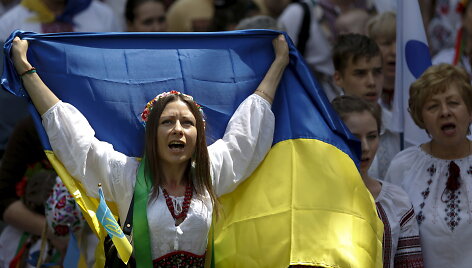 Moterys Ukrainoje