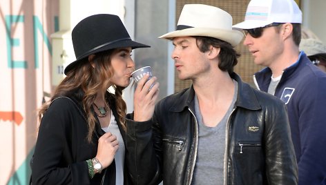 Nikki Reed ir Ianas Somerhalderis