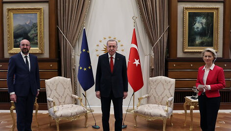 Charles'is Michelis, Recepas Tayyipas Erdoganas, Ursula von der Leyen