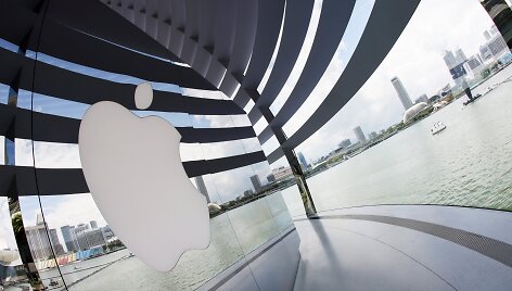 Atidarymui ruo&scaron;iama &bdquo;Apple&ldquo; parduotuvė Singapūre